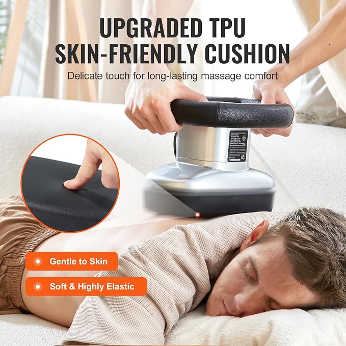 VEVOR Chiropractic Massager, 400-4600rpm Variable Speed Professional Vibrating Massager, Handheld Chiropractic Orbital Body Massager for Back, Neck, Shoulder Muscle Relief - Image 4