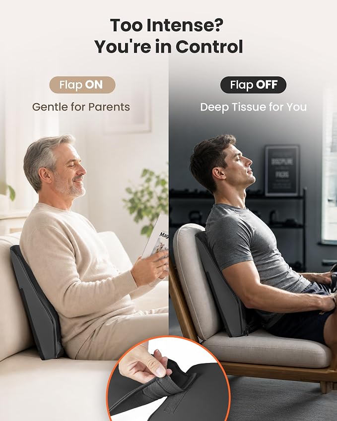 COMFIER Cordless Neck Back Massager with Heat, 4D Shiatsu & Vibration - Image 5