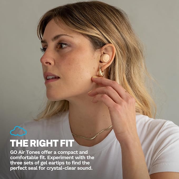 JLab Go Air Pop+ Tones True Wireless Earbuds, in Ear Headphones, Bluetooth Earphones, 35H Playtime Ear Buds, Bluetooth Earbuds with Microphone, USB-C Charging Case, Dual Connect, EQ3 Sound, (155 N) - Image 5