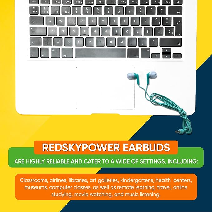 50 Pack Bulk Wired Earbuds, In Ear Headphones with 3.5mm Jack, 4ft Tangle Free Cable, Comfortable Fit, Affordable and Cost Effective, Ideal for School Classroom Testing Students Events Groups, Mix - Image 5