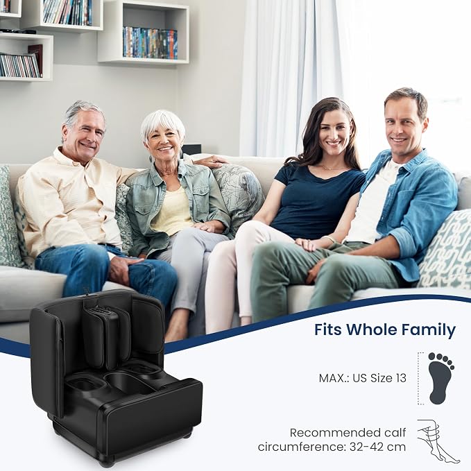 COMFIER Shiatsu Foot & Calf Massager with Heat,2 in 1 Ottoman,FSA Eligible - Image 7