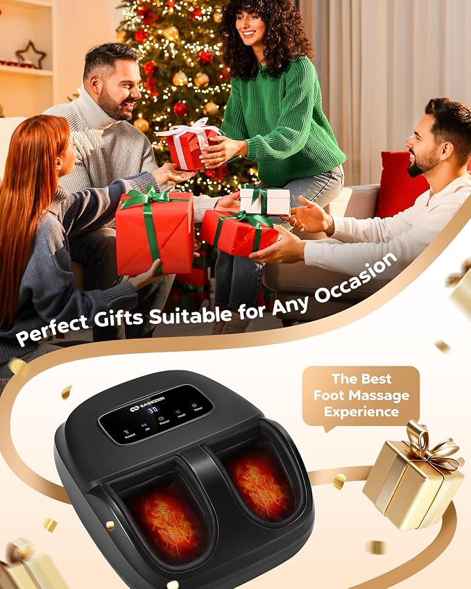 EaseZen Shiatsu Foot Massager Machine with Heat & Remote, 2026 Upgraded Deep Kneading, for Plantar Fasciitis, Neuropathy, FSA Eligible, Birthday Gifts for Women Mom Men Dad, Up to Foot Size 14 - Image 10