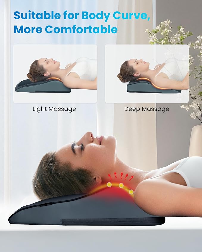 COMFIER Cordless Neck Back Massager with Heat, 4D Shiatsu & Vibration - Image 7