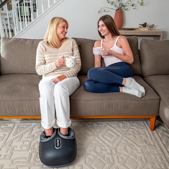 Nekteck Shiatsu Foot Massager with Heat [2026 Upgraded], 3 Modes Deep Kneading Therapy Air Compression, Feet Massage for Plantar Fasciitis, Relaxation Gifts for Men Women Mom Dad Birthday - Image 9