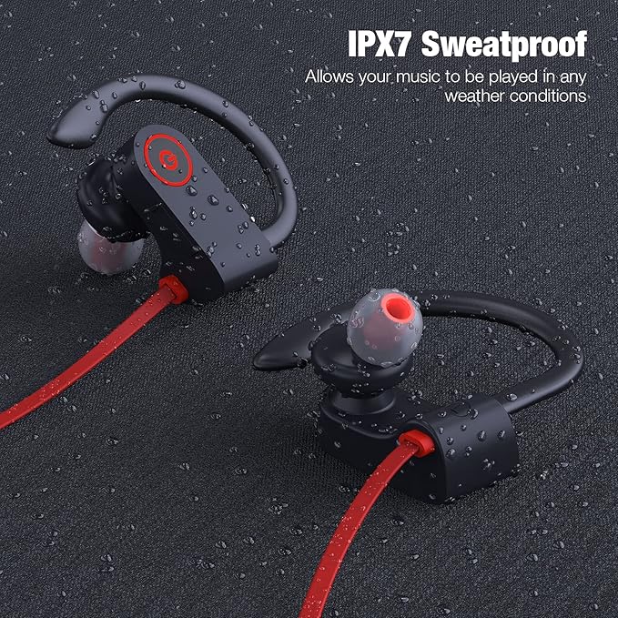 Boean Bluetooth Headphones, Wireless Running Headphones for Workout | Wireless Bluetooth 5.3 Earbuds, IPX7 Waterproof, 16 Hrs Playtime, Stereo Sound Isolation Headsets for Gym - Image 5