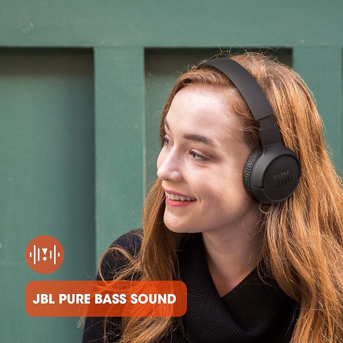 JBL Tune 510BT - Bluetooth headphones with up to 40 hours battery, microphone for call, foldable and comfortable, Android and iOs compatible (Blue) - Image 7